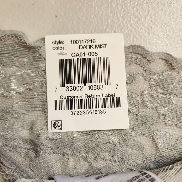 INC International Concepts Lace Thong Womens XL Black Grey Beige Brown Set Of 4 - Picture 4 of 9